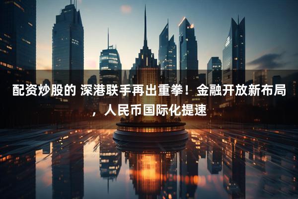 配资炒股的 深港联手再出重拳！金融开放新布局，人民币国际化提速